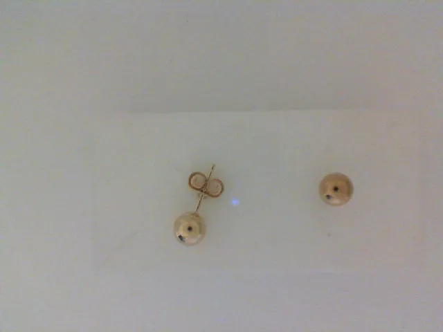 14 Karat 5mm Ball Stud Earrings
