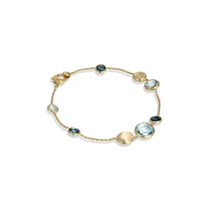 18K Jaipur Mixed Blue Topaz Bracelet - BB1485 MIX725 Y