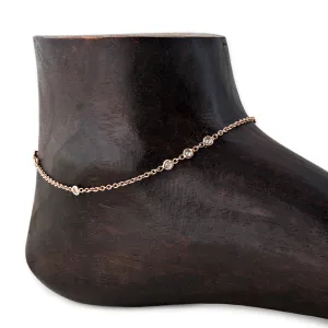 3x2x1 DIAMOND ANKLET