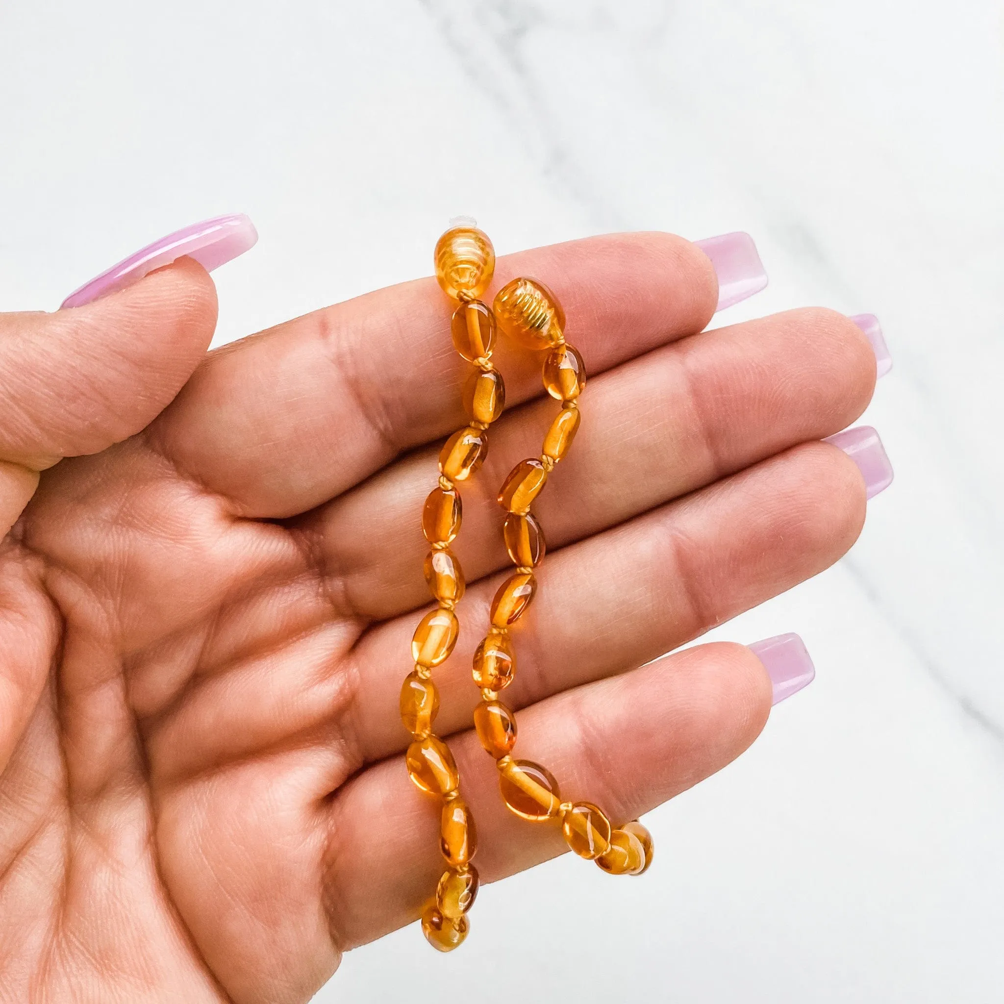 Amber Baby Teething Necklace