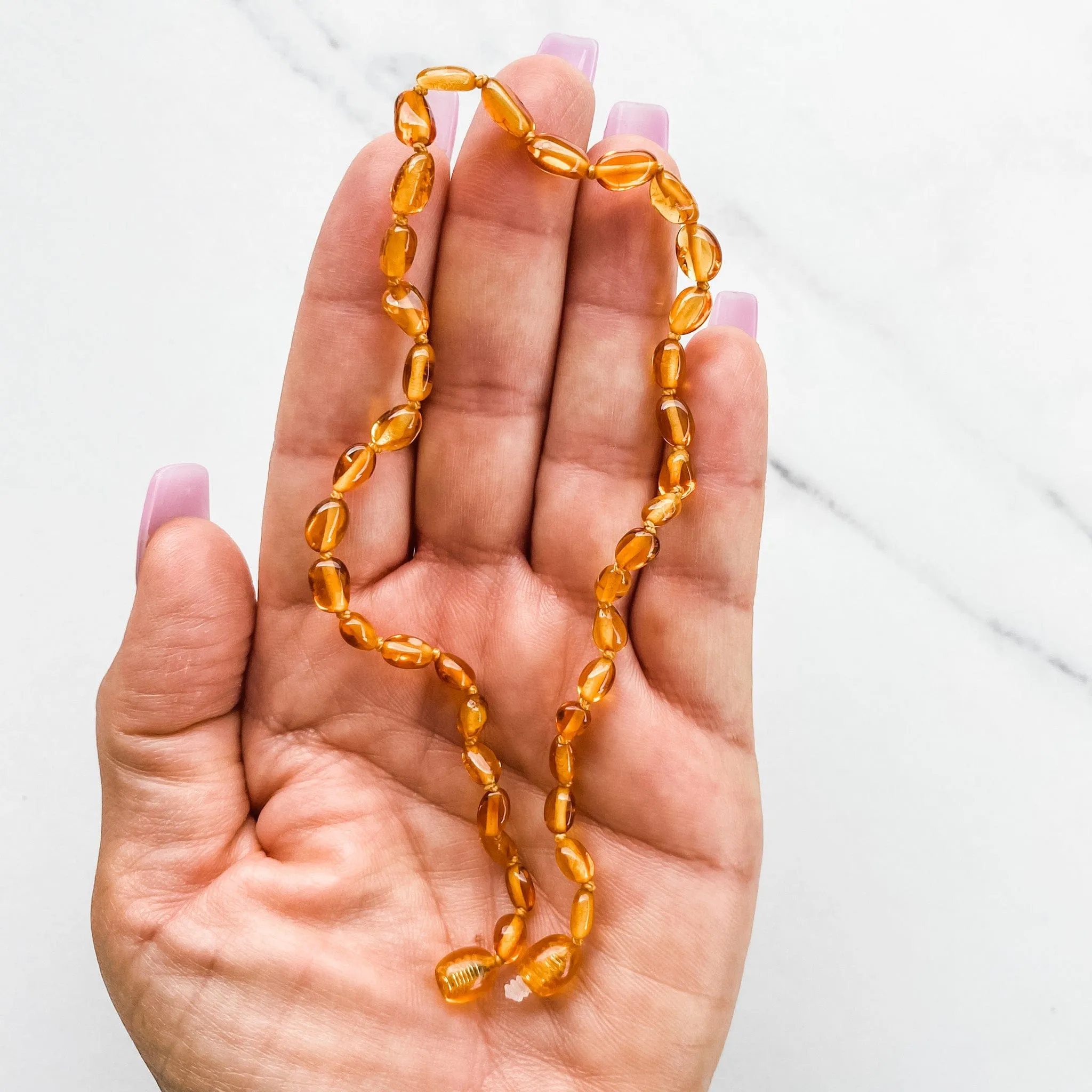 Amber Baby Teething Necklace