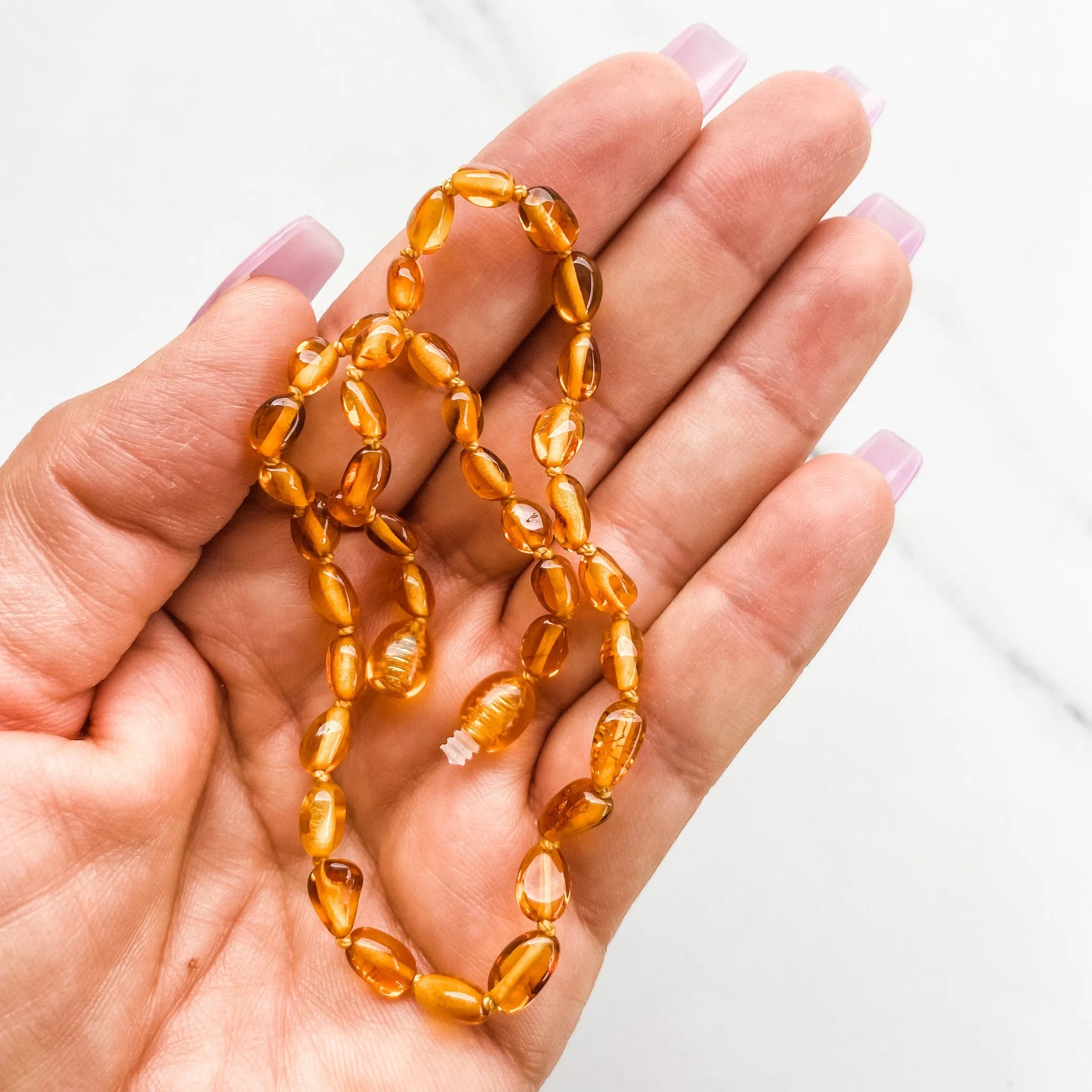 Amber Baby Teething Necklace