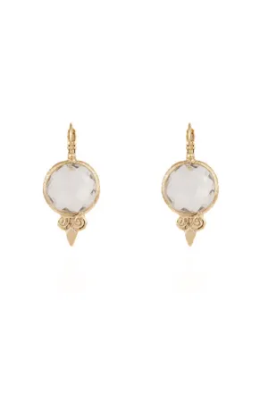 Aserti Earrings Gold in Crystal