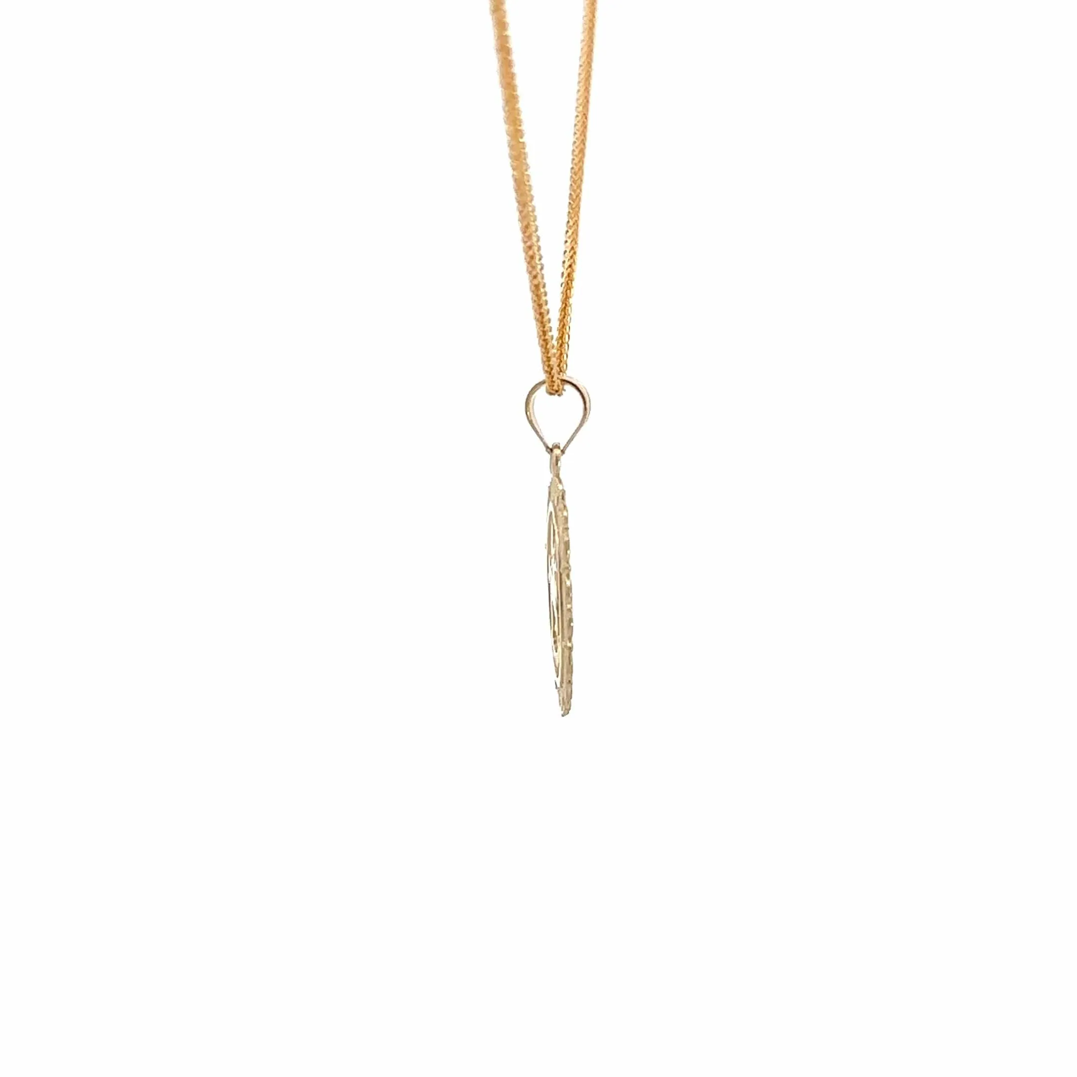 Baikalla 14k Yellow Gold Sagittarius Pendant Necklace