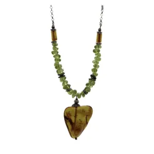 BALTIC AMBER WITH PERIDOT NECKLACE AT REGARD JEWELRY IN AUSTIN, TEXAS