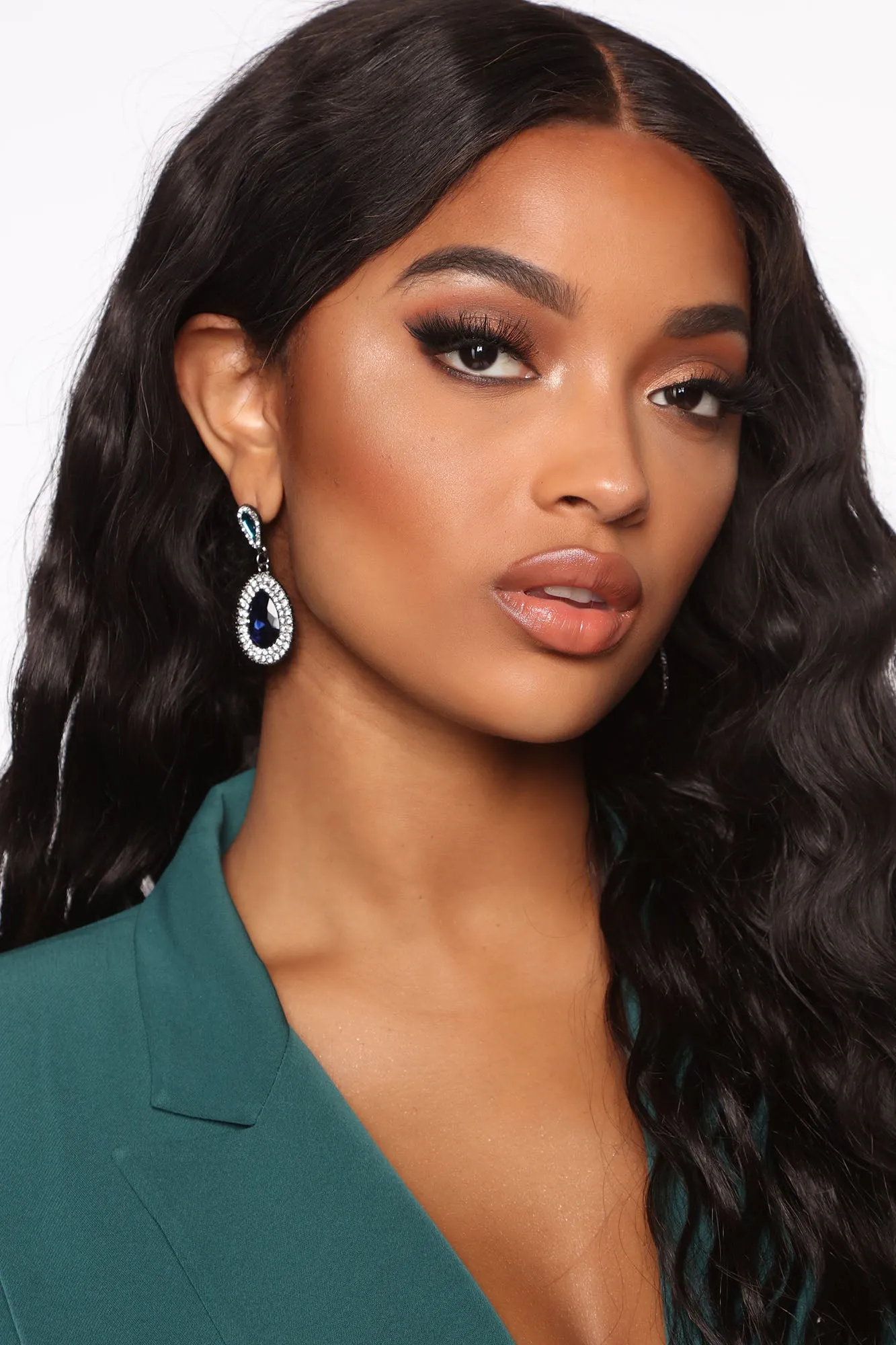 Beauty And Grace Earrings - Blue
