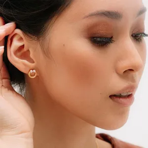 Calla Studs - Gold & Silver