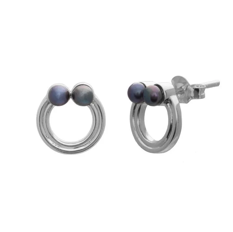 Calla Studs - Gold & Silver