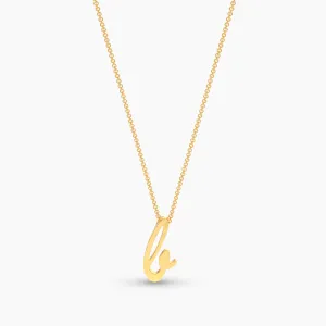 Charming Cursive letter Necklace
