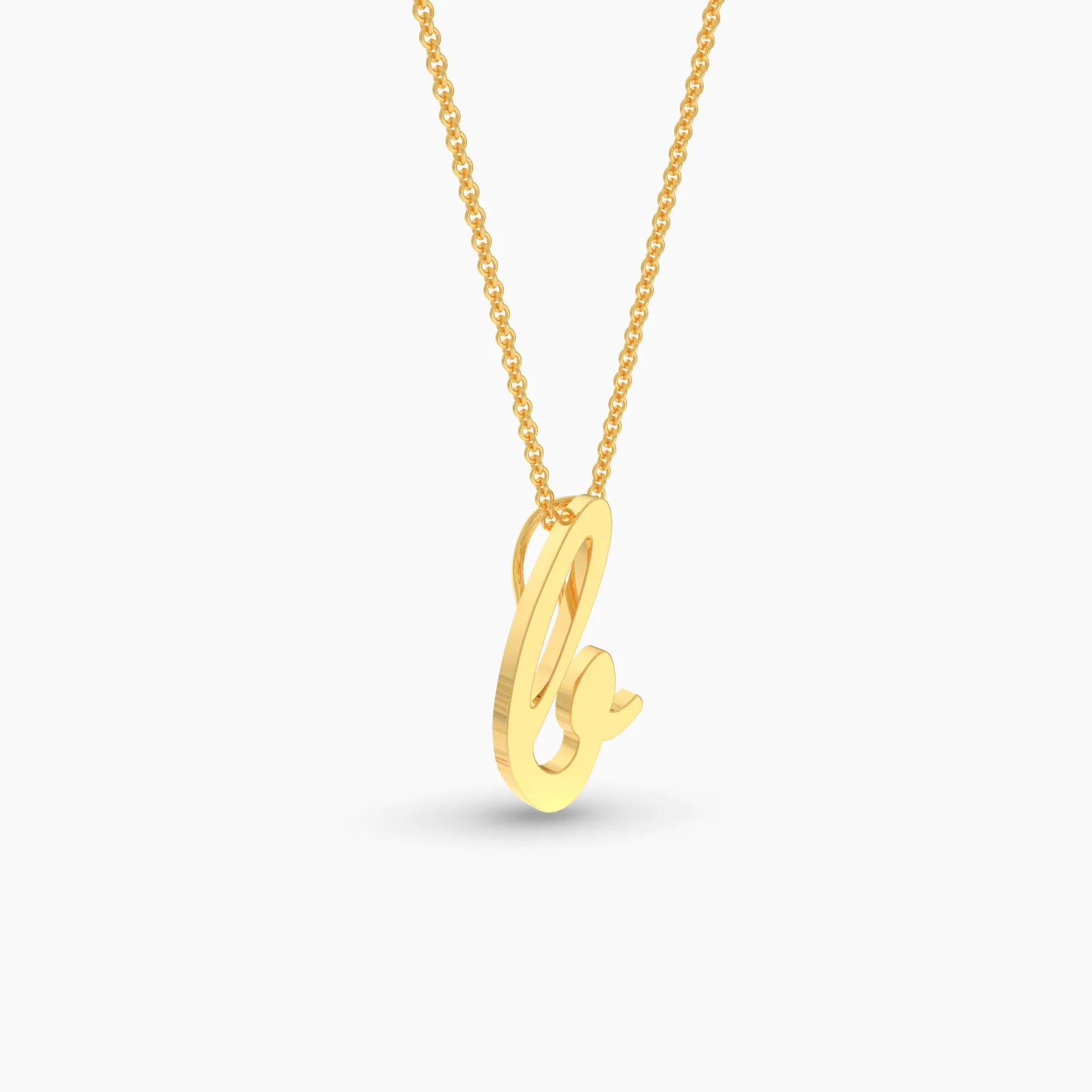 Charming Cursive letter Necklace