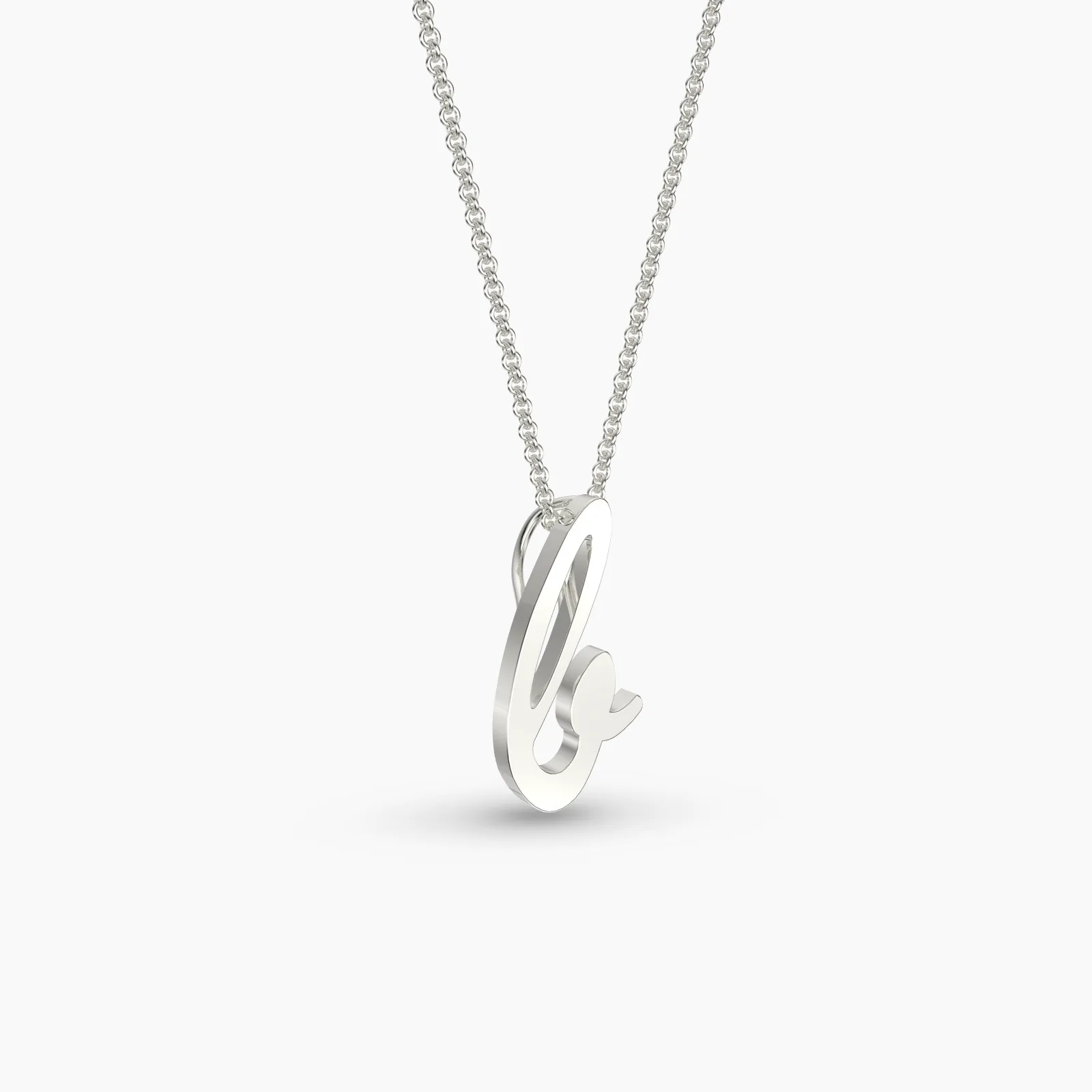 Charming Cursive letter Necklace