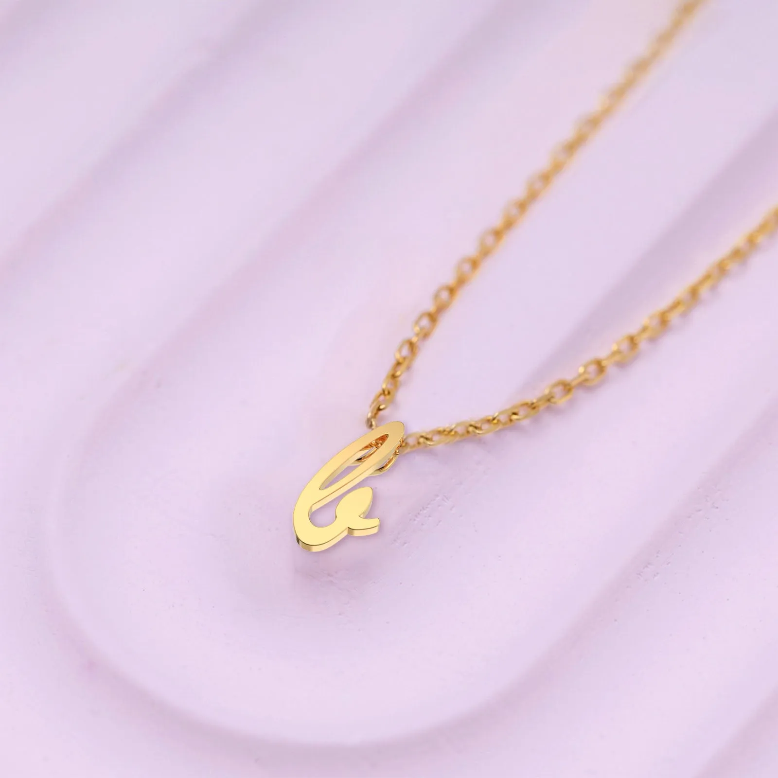 Charming Cursive letter Necklace