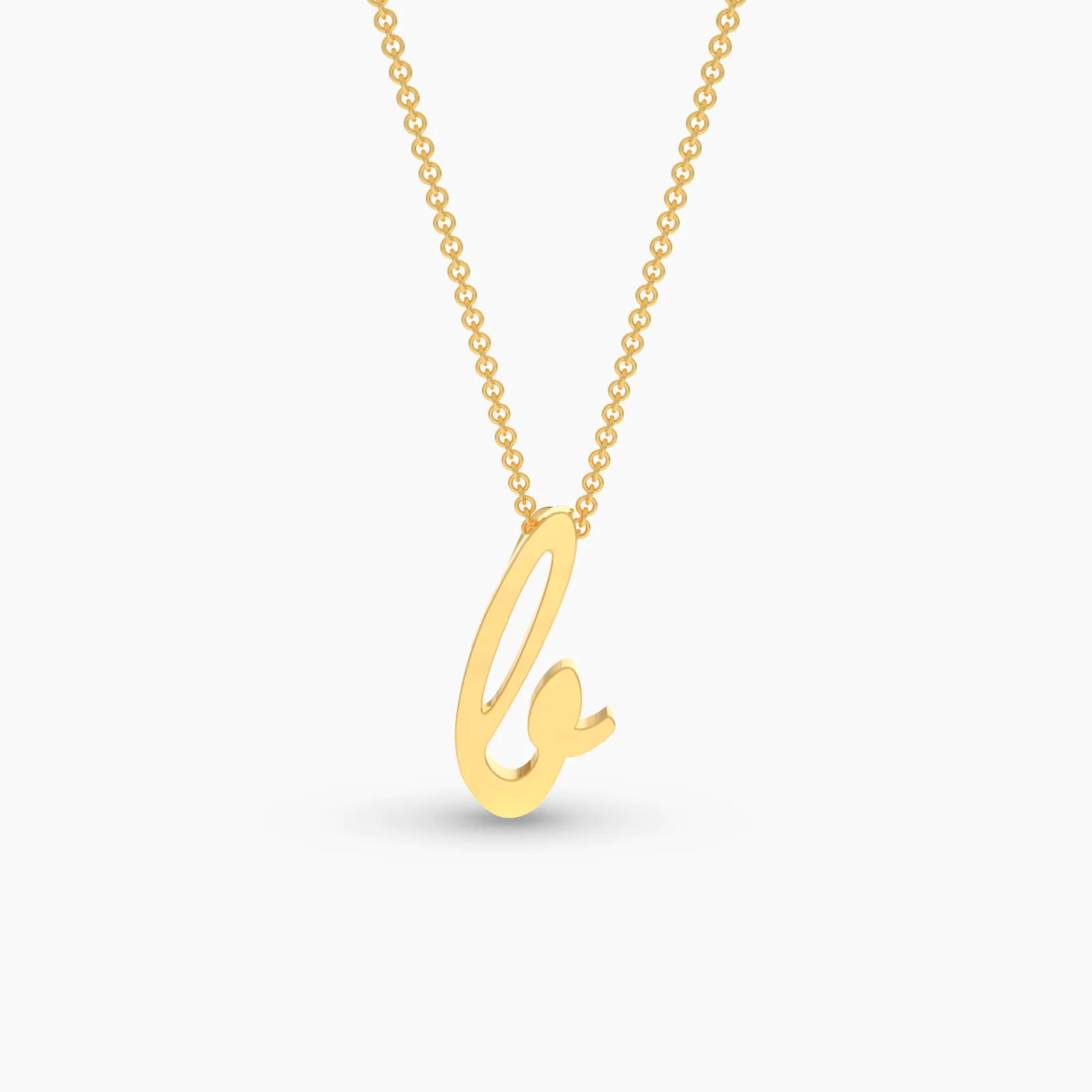 Charming Cursive letter Necklace