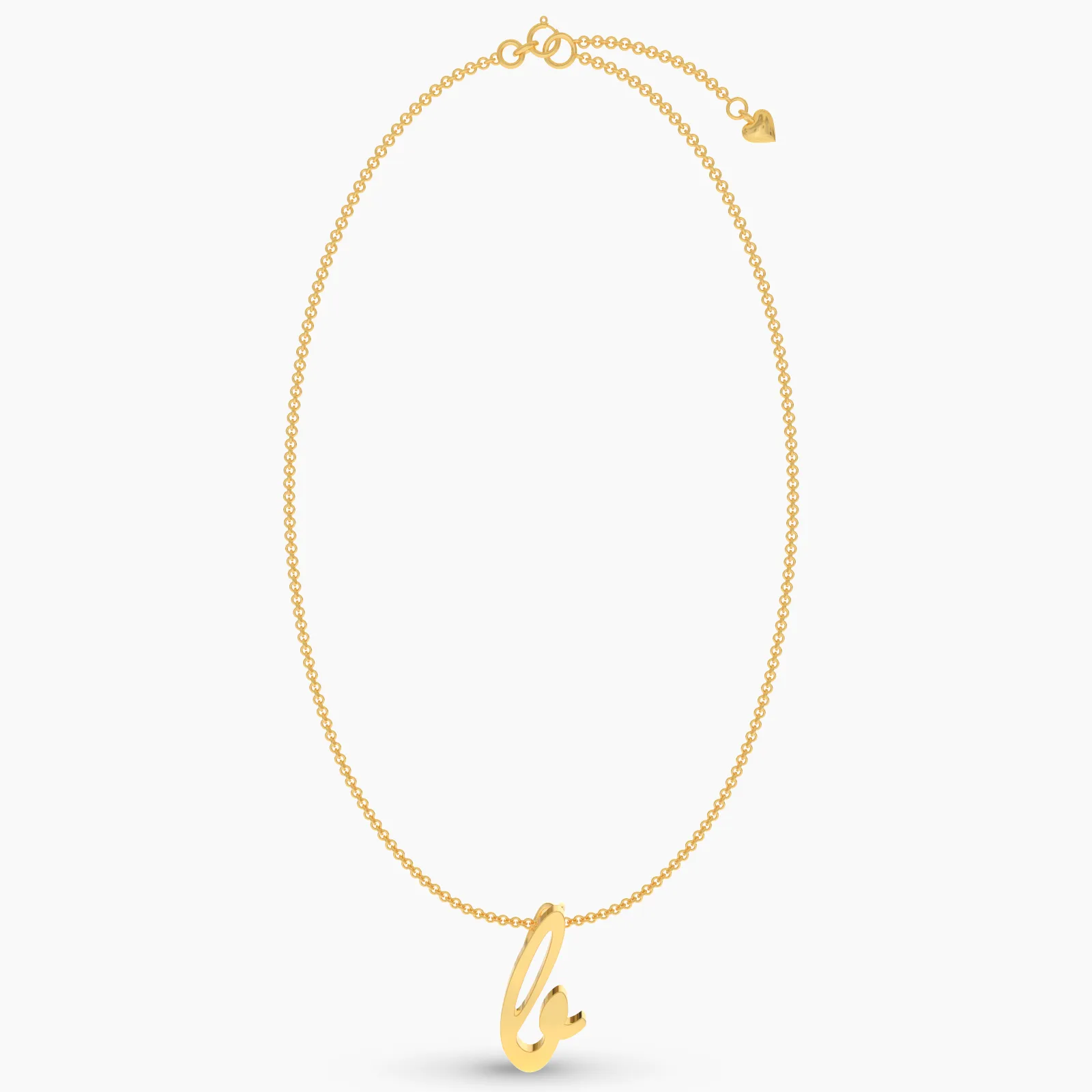Charming Cursive letter Necklace