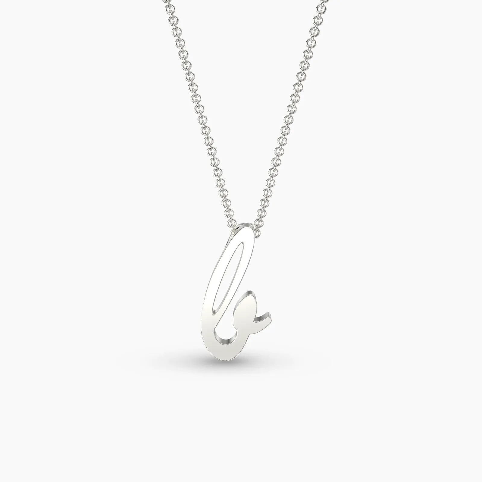 Charming Cursive letter Necklace