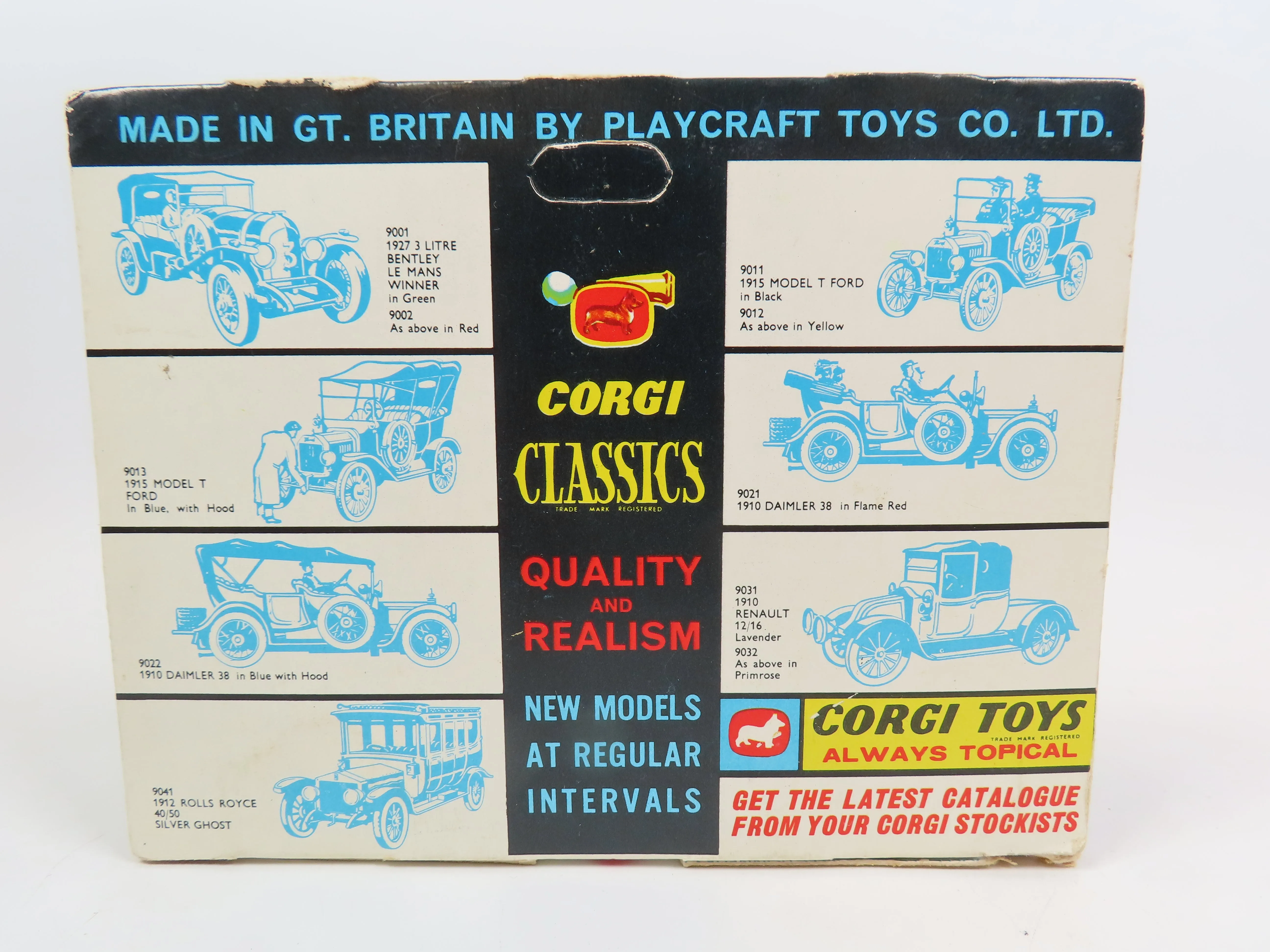 Corgi Classics 9041  - Rolls Royce Silver Ghost 1912 - Silver - Mint boxed.