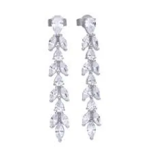 Diamonfire Vine Drop Stud Earrings E5783