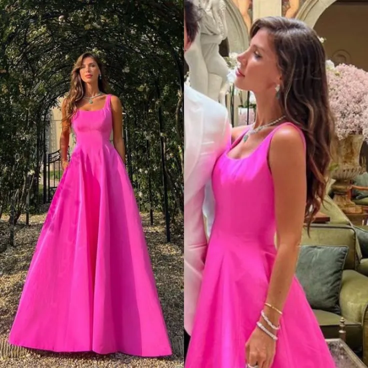 Dress Elegant A Line Long Prom Dress Charming Evening Party Dress