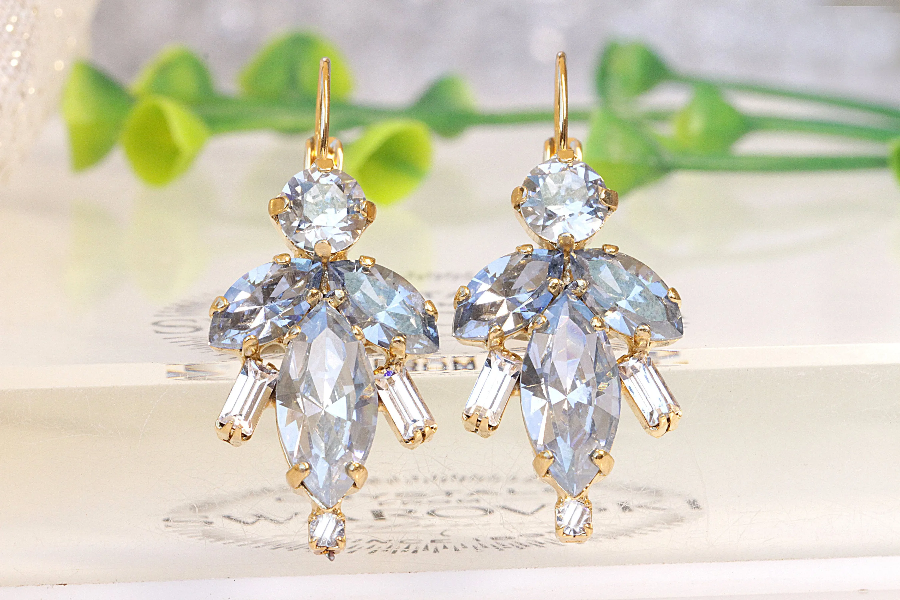 DUSTY BLUE WEDDING Earrings