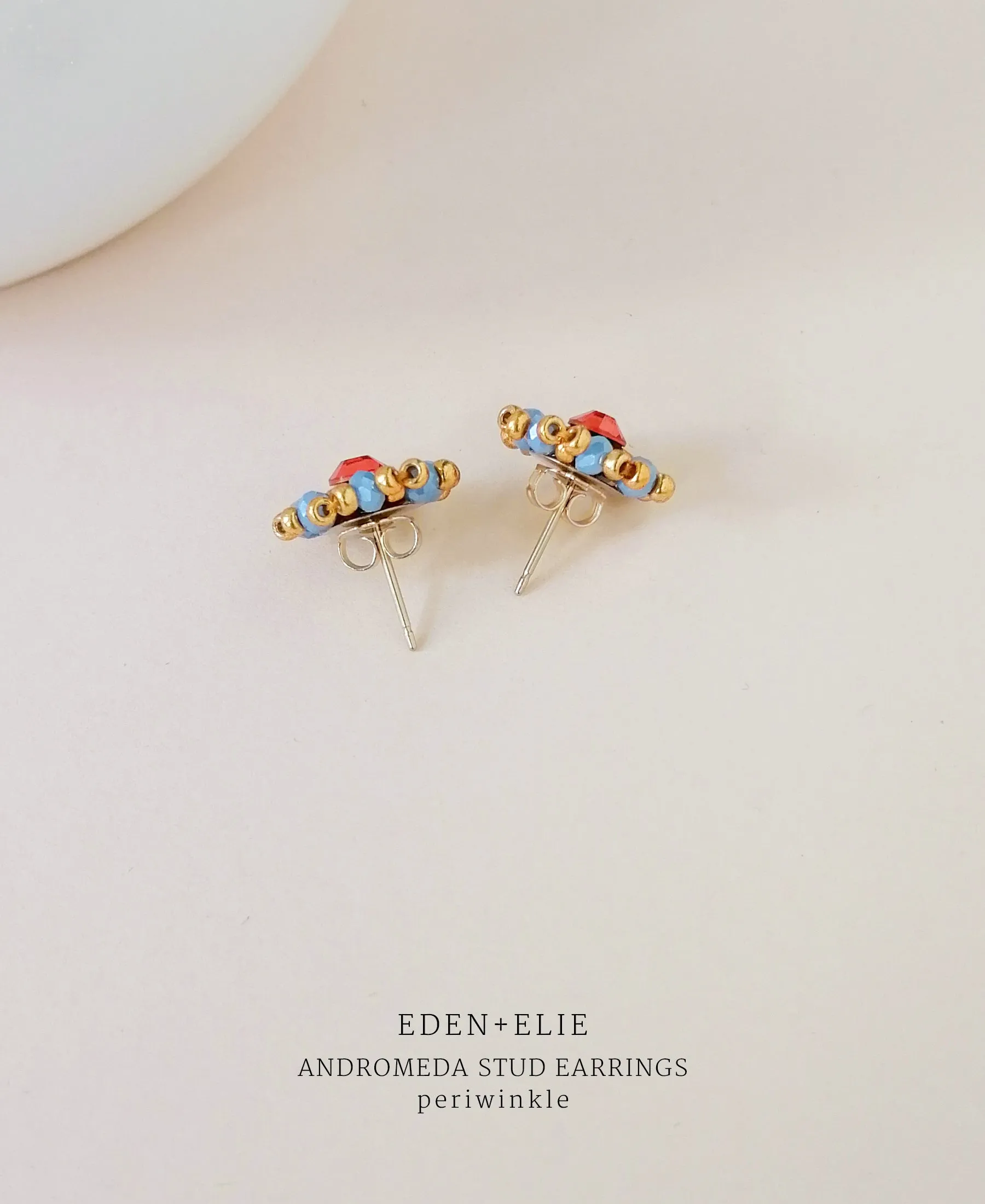 EDEN   ELIE Andromeda Stud Earrings - carnelian