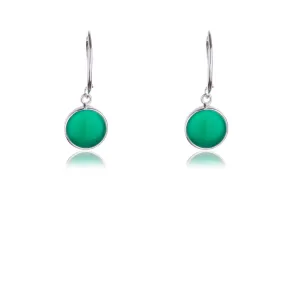Elena Green Onyx Earrings