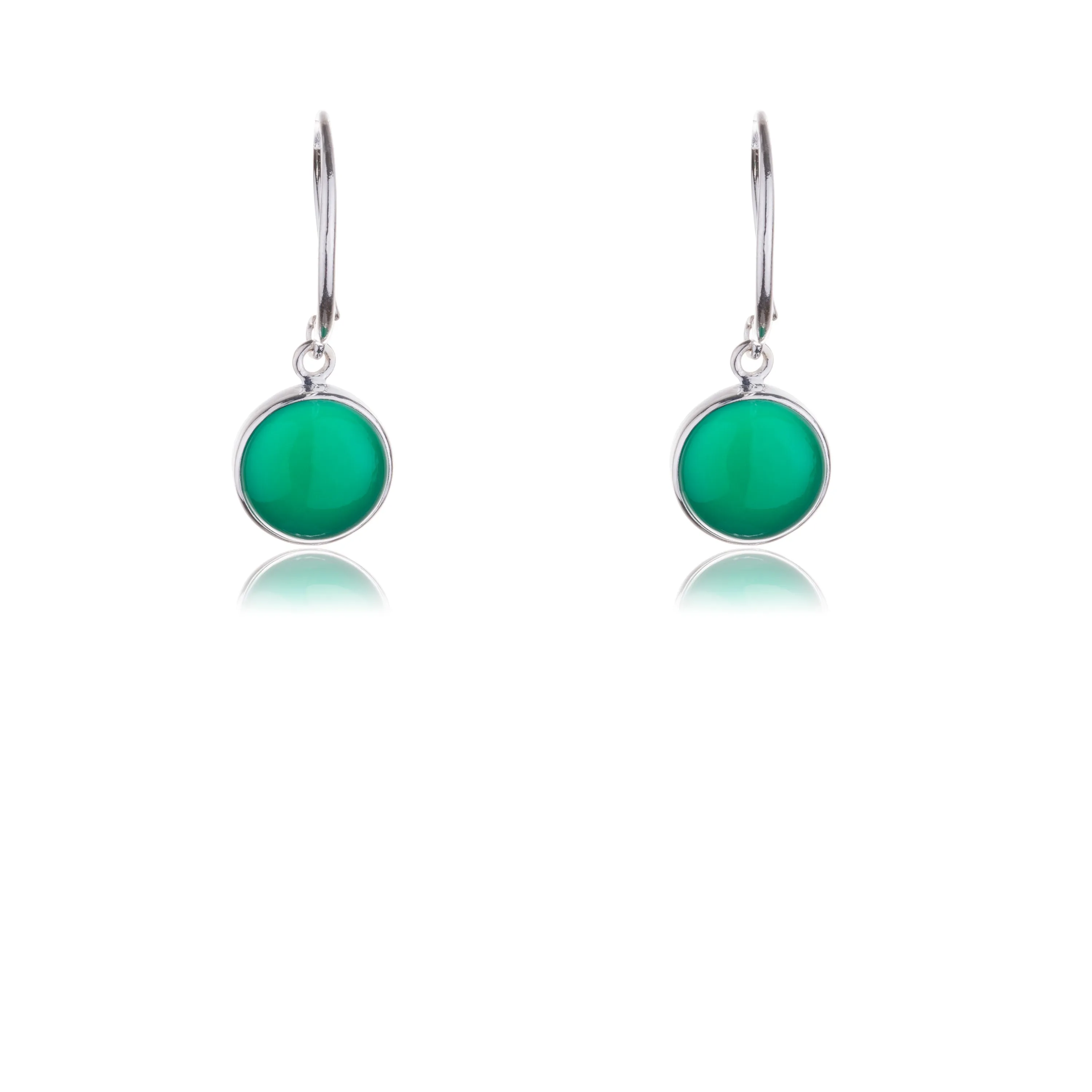 Elena Green Onyx Earrings