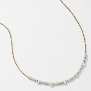 EMERALD ISLE CZ FRONTAL NECKLACE