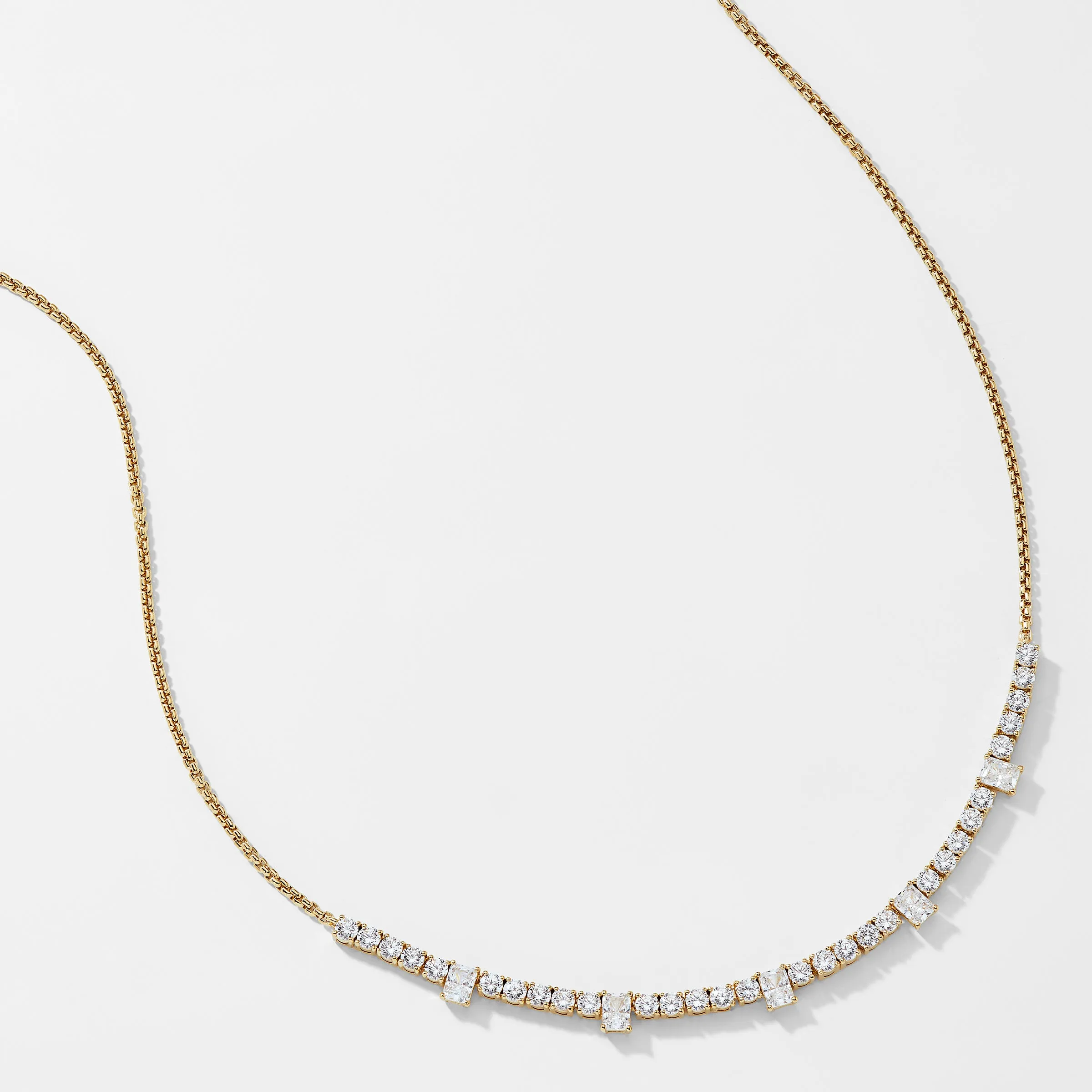 EMERALD ISLE CZ FRONTAL NECKLACE