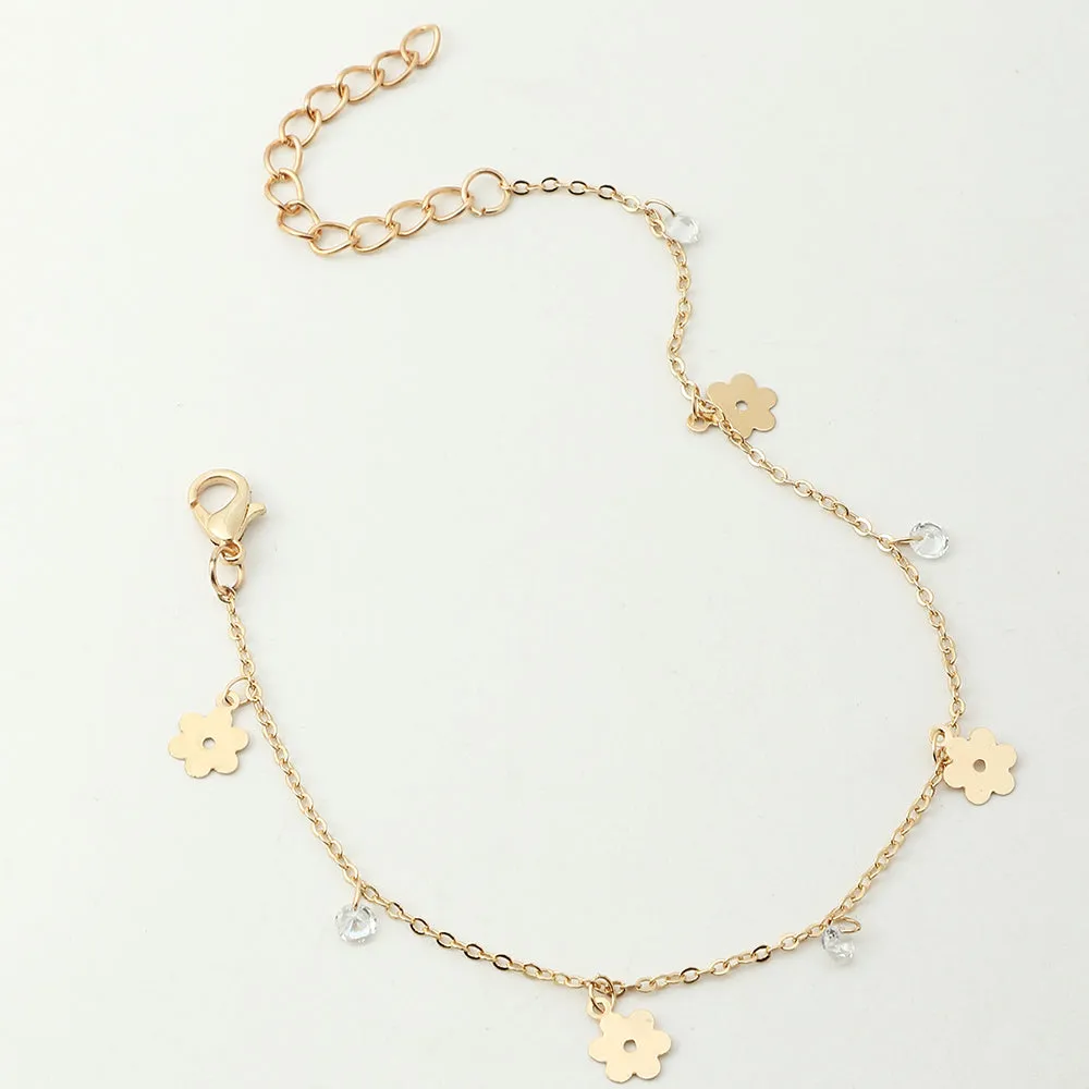 Frosty Wind Simple Personality All-match Anklet