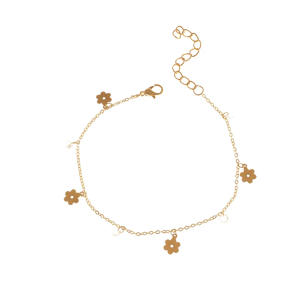 Frosty Wind Simple Personality All-match Anklet
