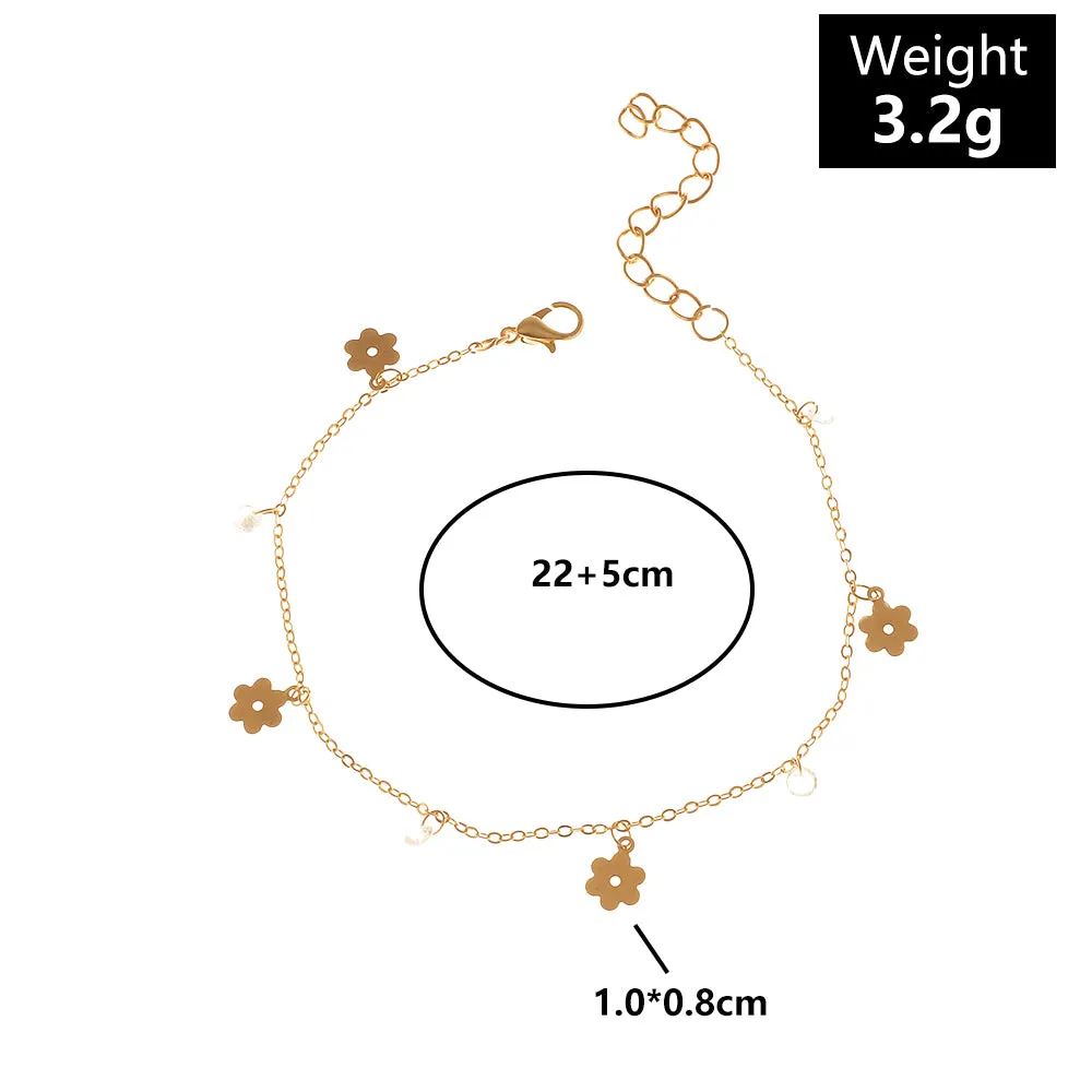 Frosty Wind Simple Personality All-match Anklet