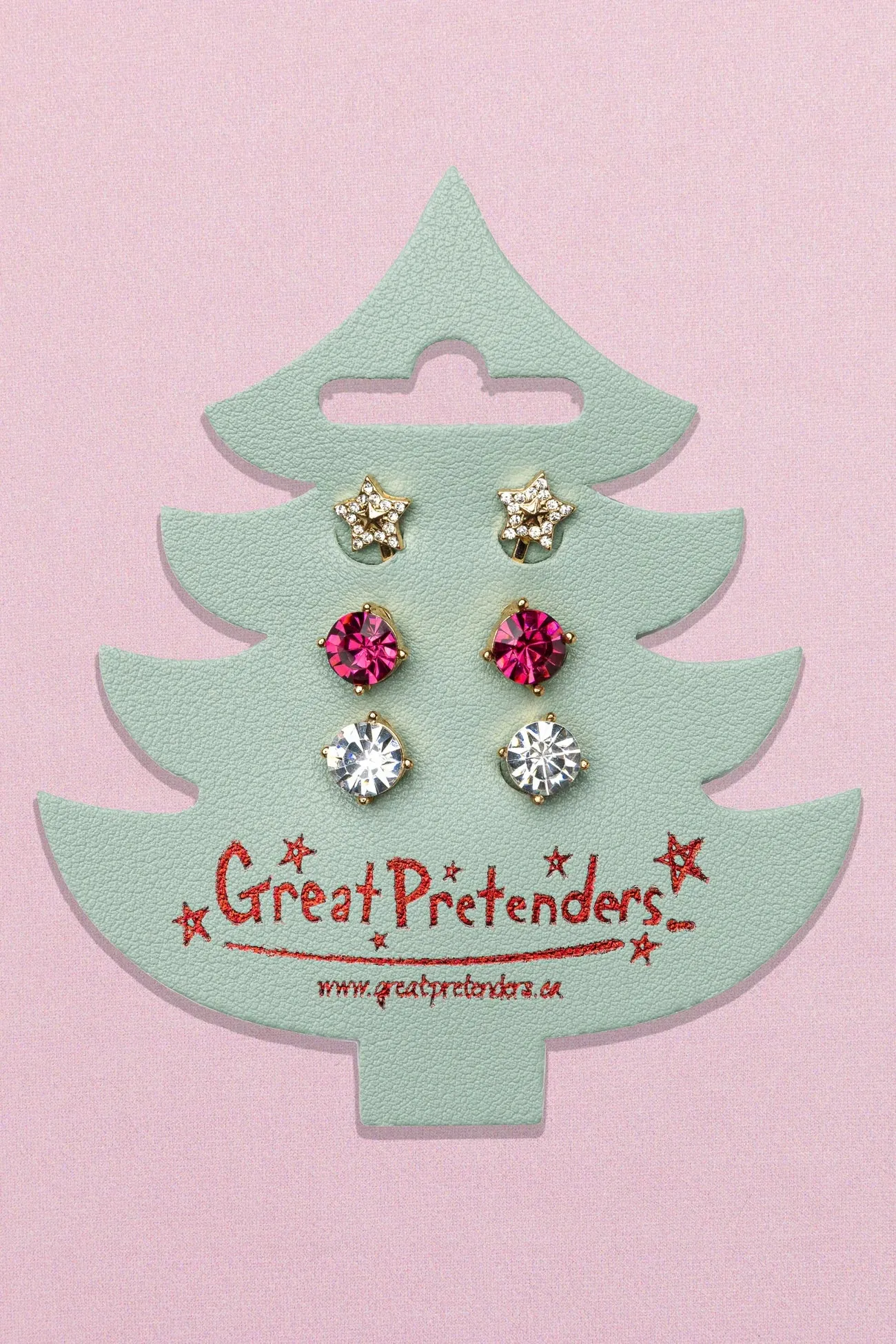 Great Pretenders Tree Clip On Earrings