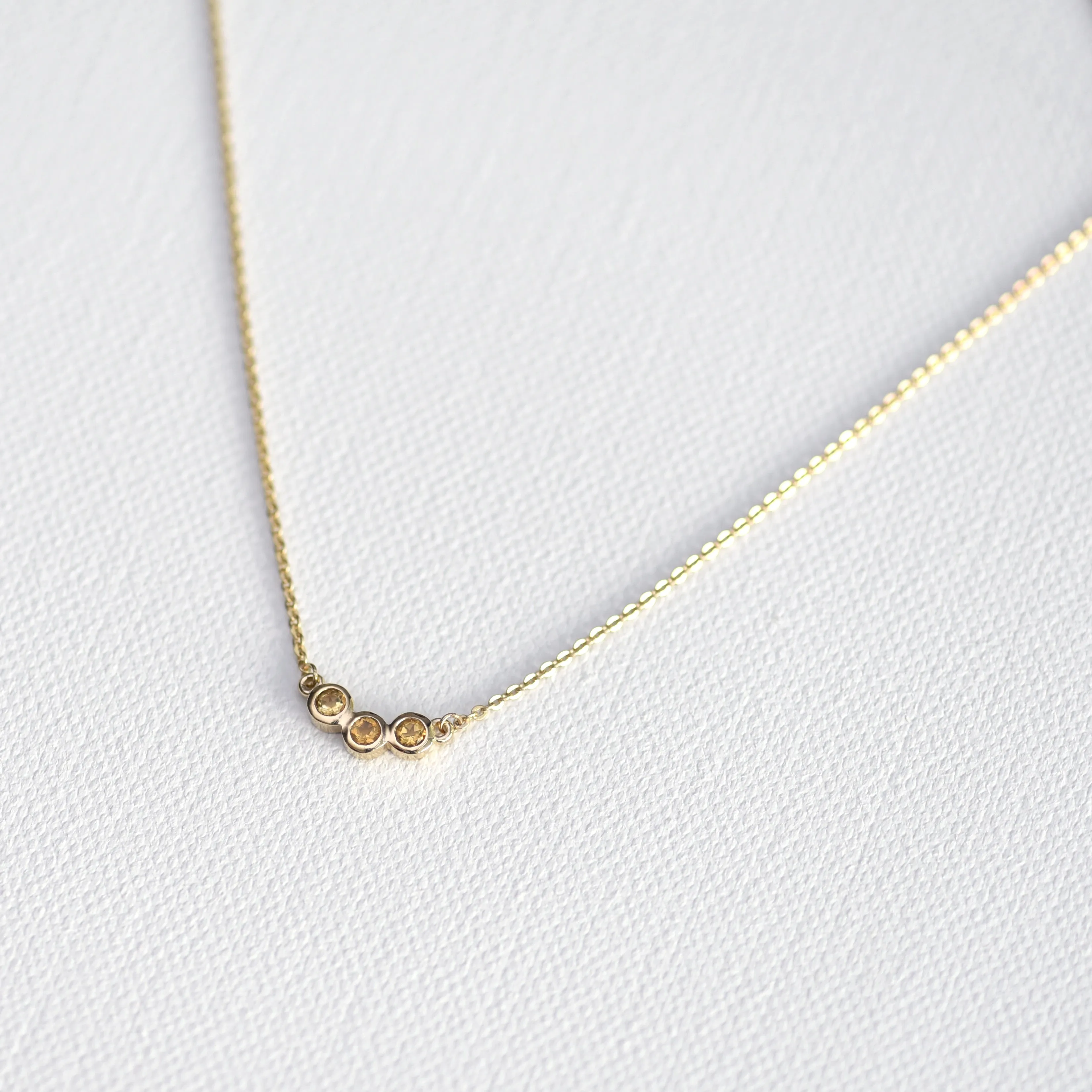 Hailey Citrine Necklace