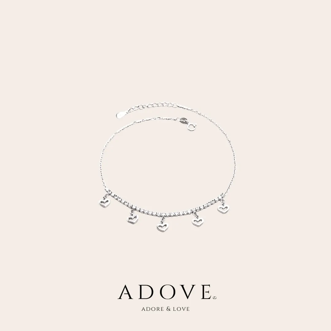 Hearts & Diamonds Anklet