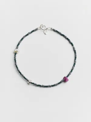 June Anklet in Green