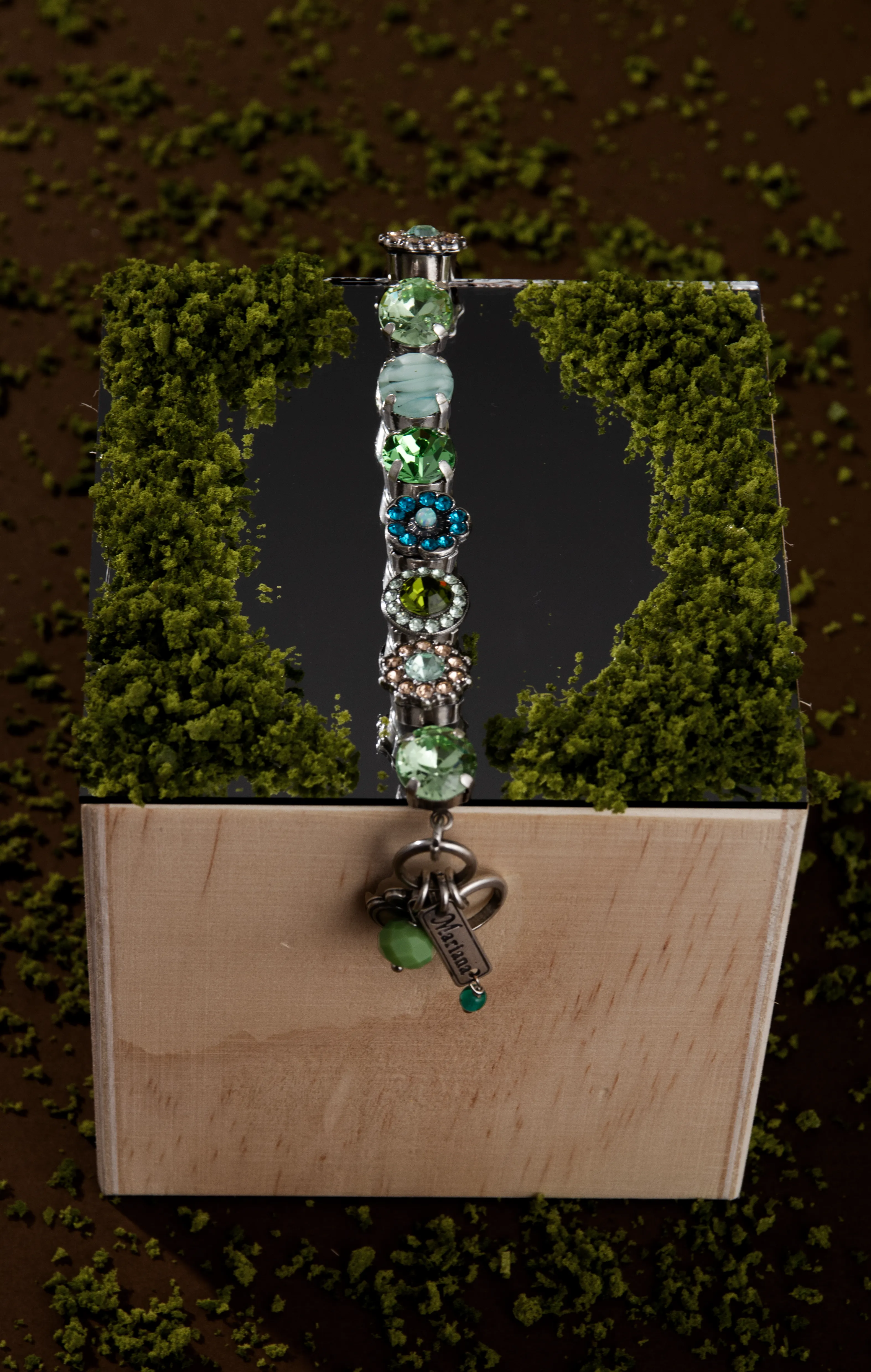 Large Rosette Pendant in "Ivy Villa" *Custom*