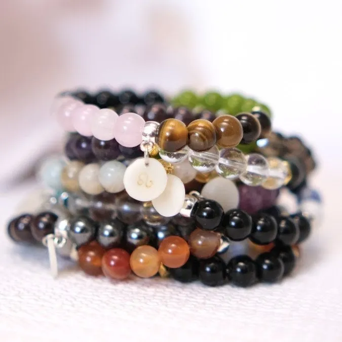 Leo Zodiac Sign Crystal Bracelet Genuine Gemstones Crystals Chakra, Leo Bracelet, Zodiac Leo Crystal, Leo gemstone, Leo Crystal Bracelet