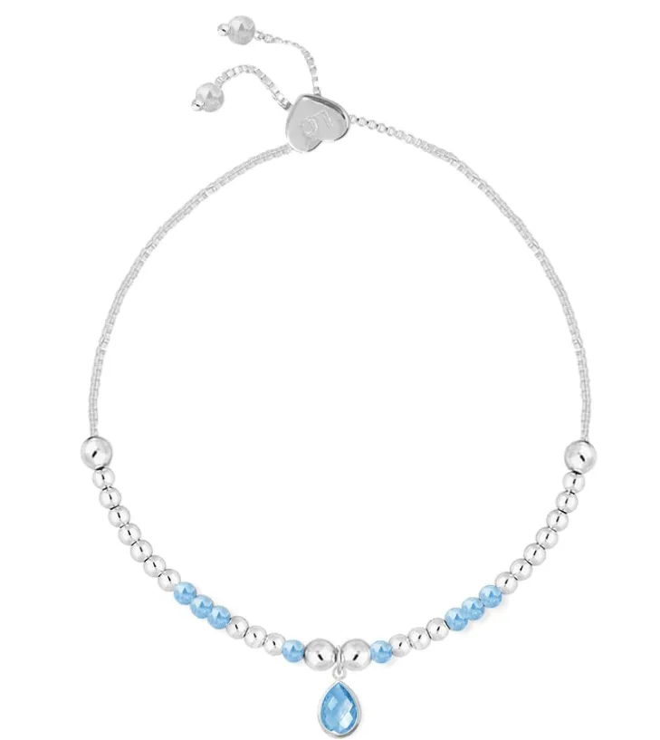 Life Charms December Birthstone Bracelet