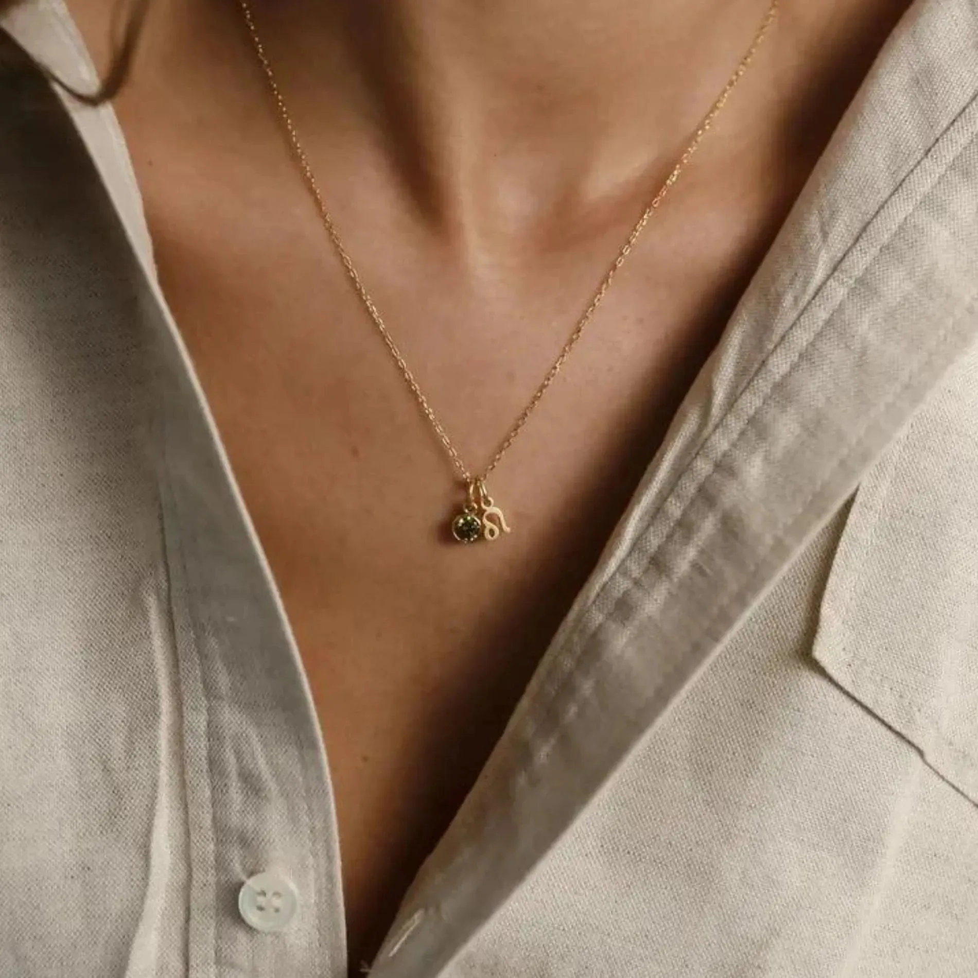 Love Waterproof May & Taurus Necklace Gold Plating