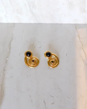 Luna Spiral Earrings