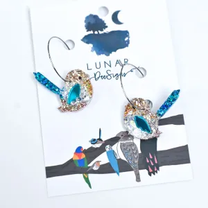 Lunar Dee | Sophie the Superb Fairy Wren - Hoops