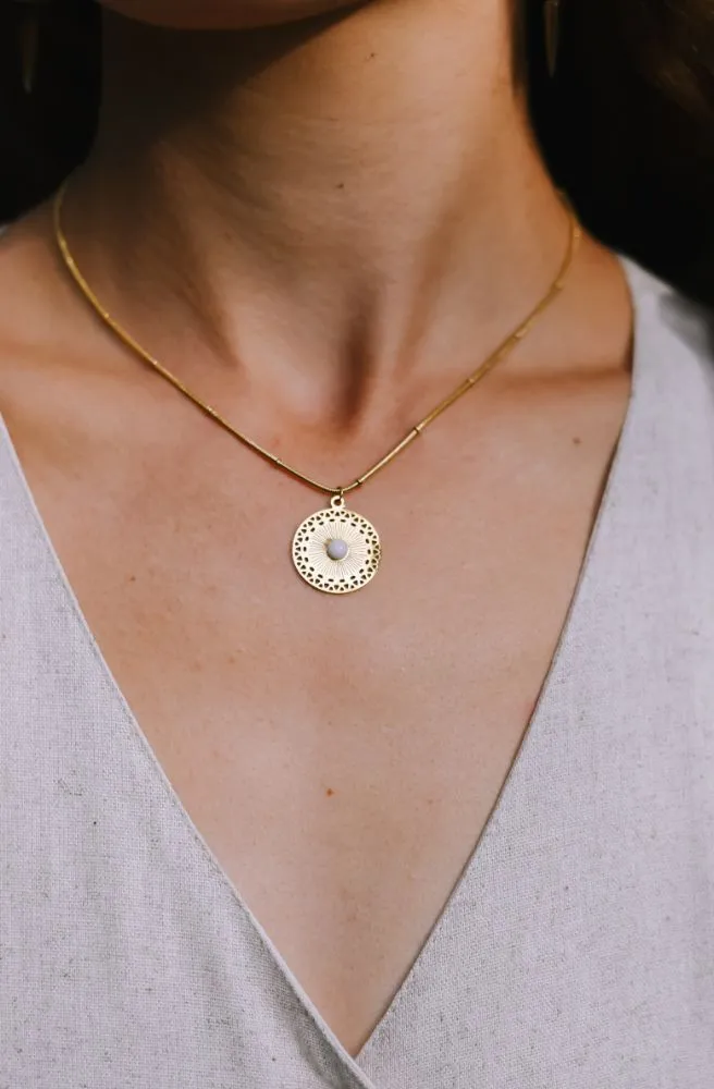 Mandala Full Moon Pendant