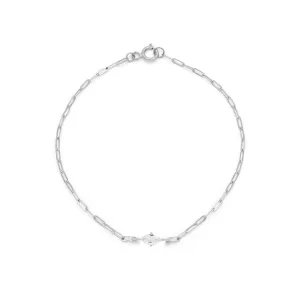 Marquise Bracelet | White Topaz & Silver