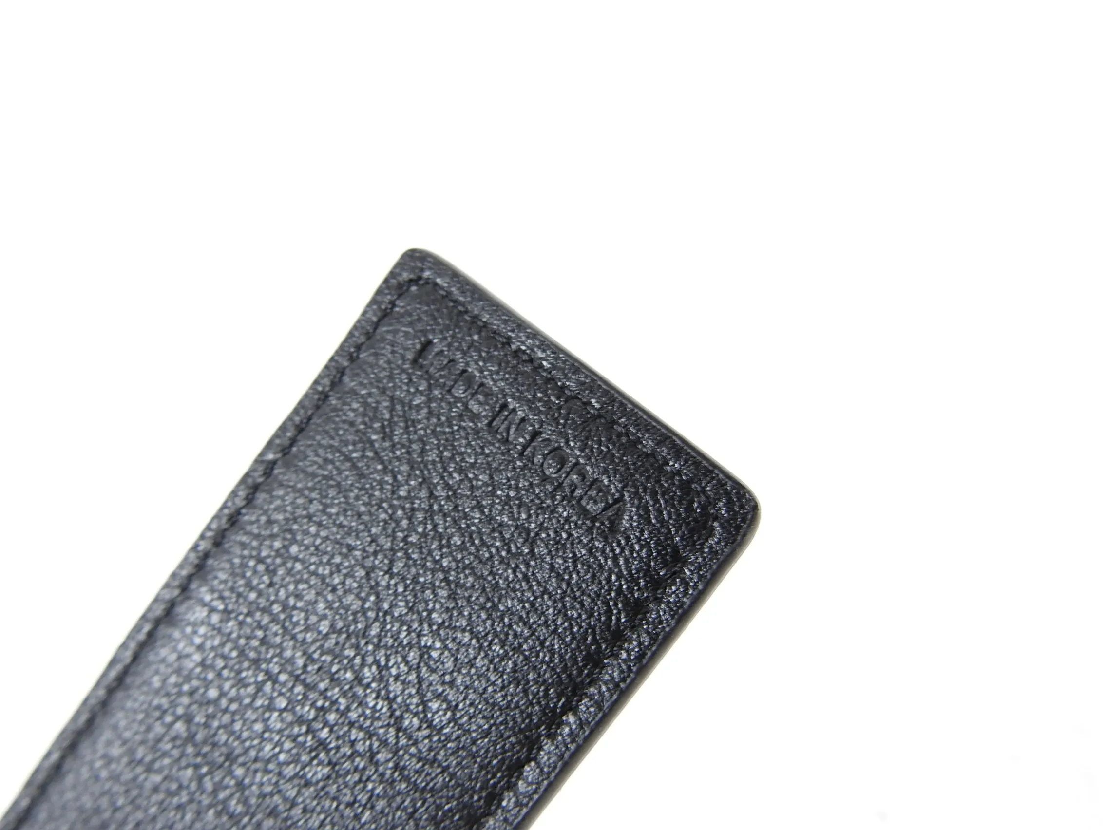 MCM Black Calf Hair Gold Stud Leather Cuff Bracelet