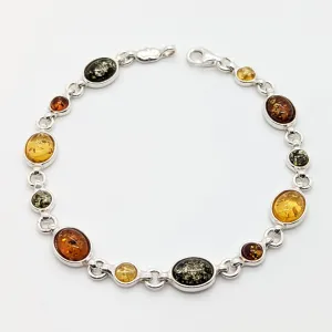 Multicolor Amber Bracelet