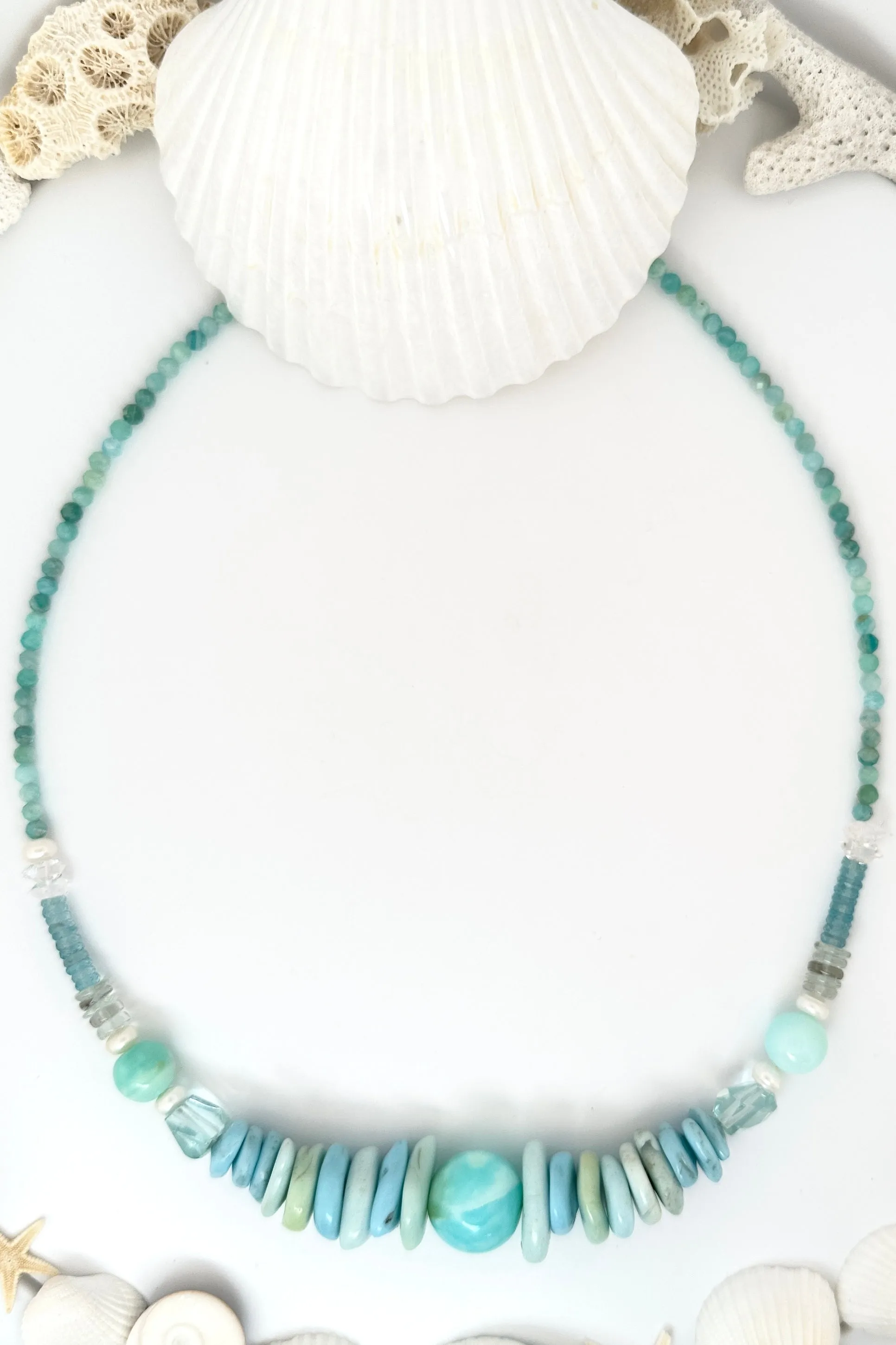 Necklace Histoire Pure Puruvian Opal