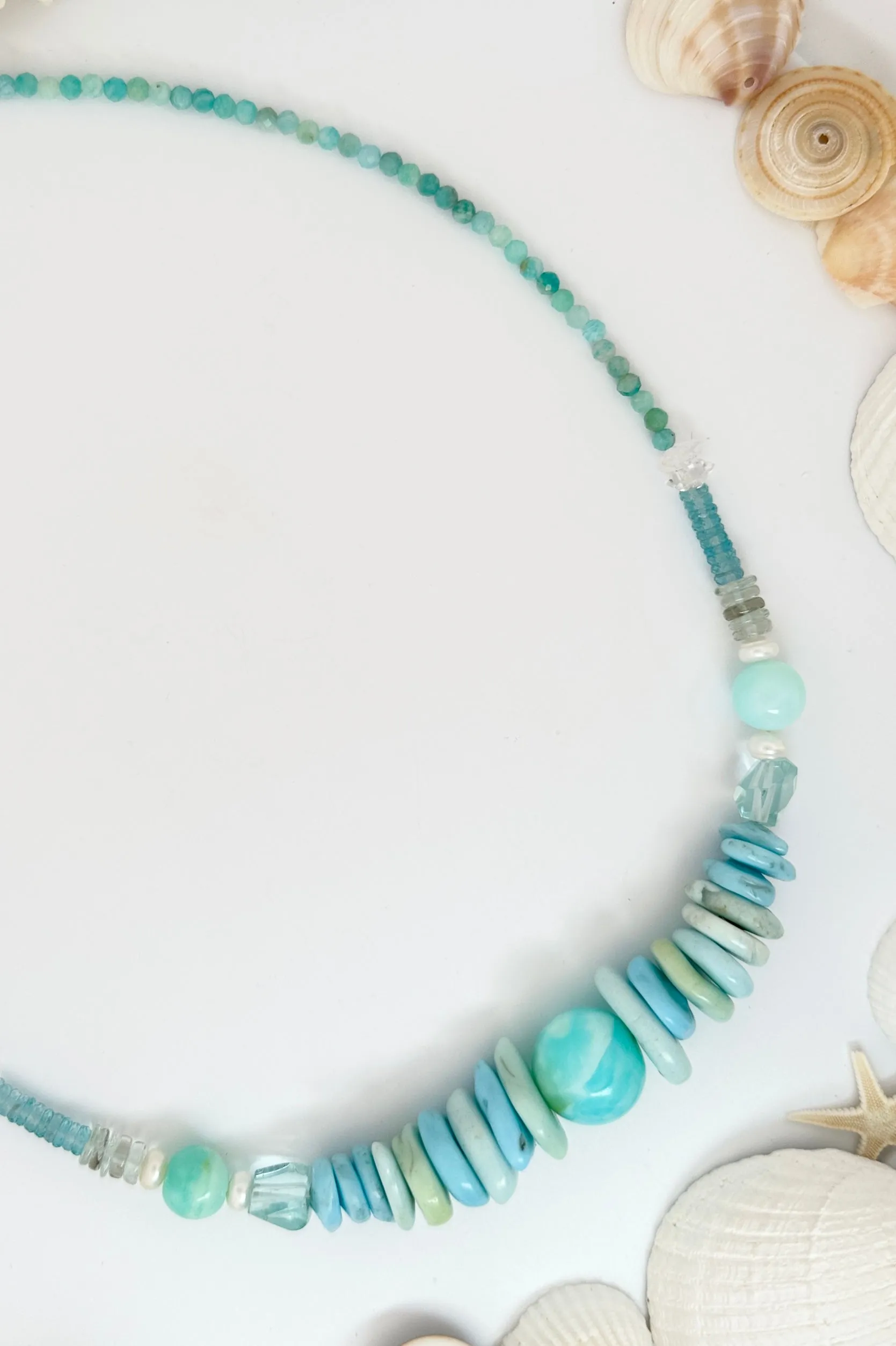 Necklace Histoire Pure Puruvian Opal