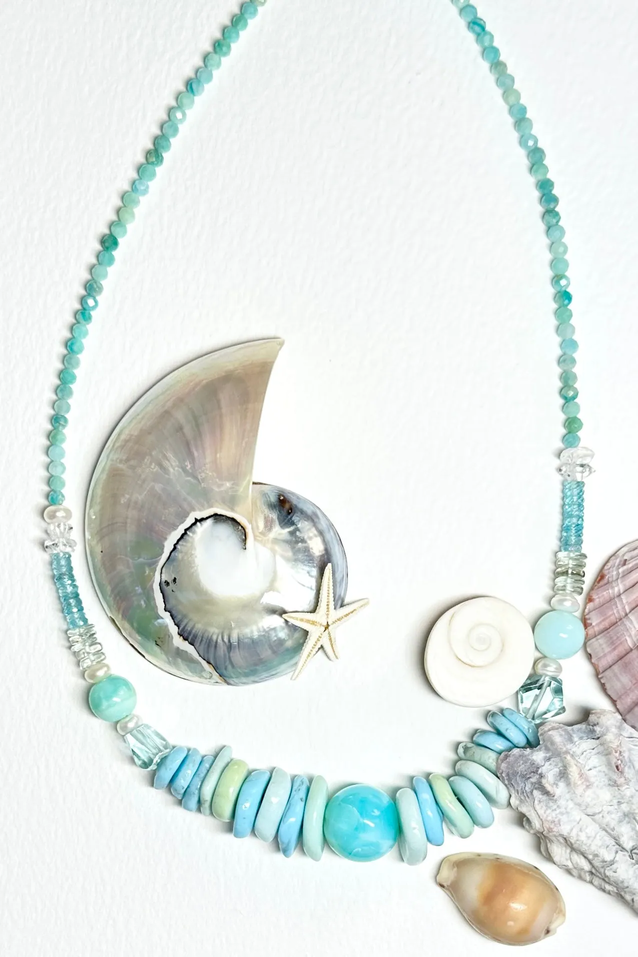 Necklace Histoire Pure Puruvian Opal