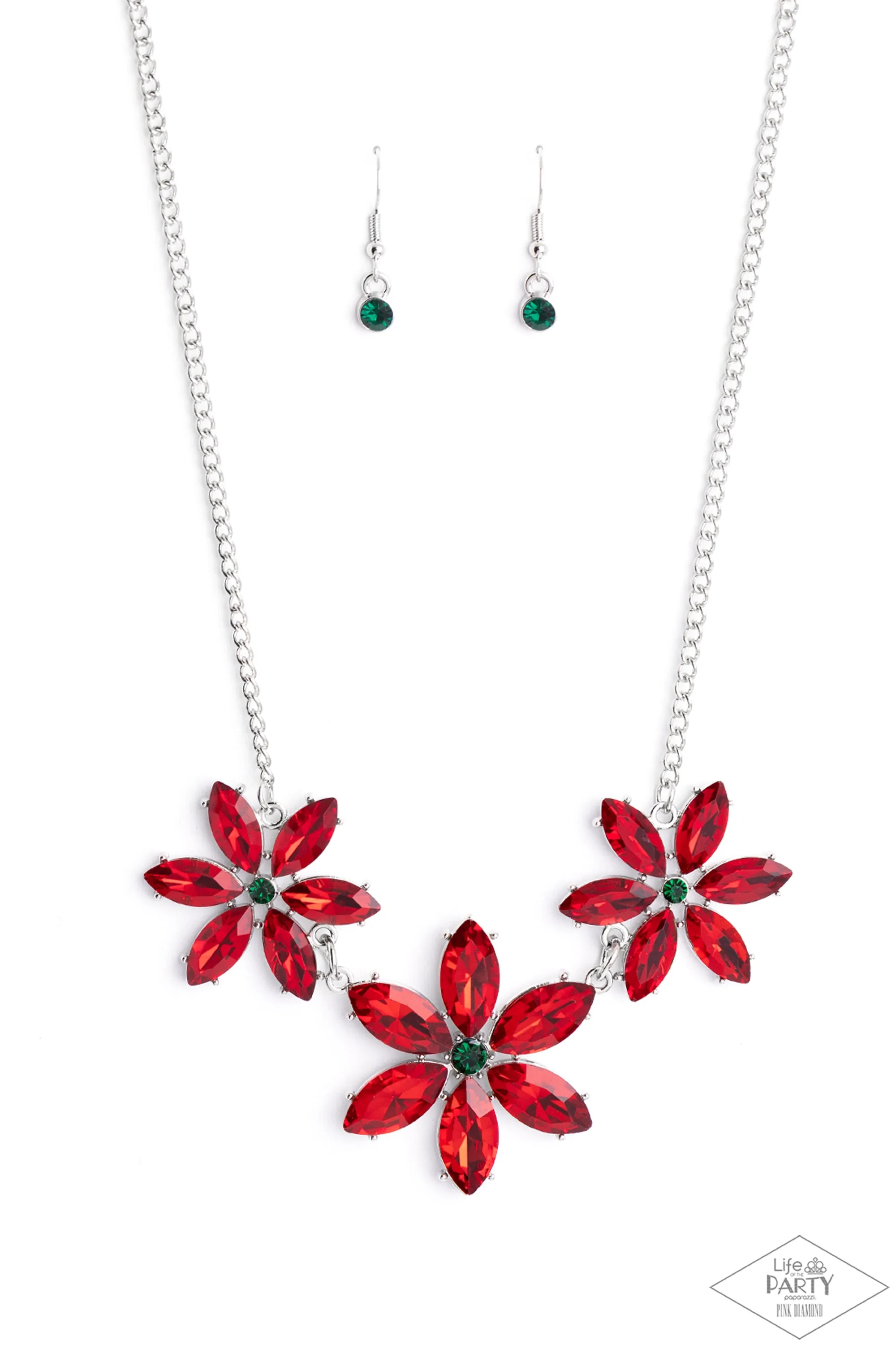 Necklaces Meadow Muse - Multi Red N2139