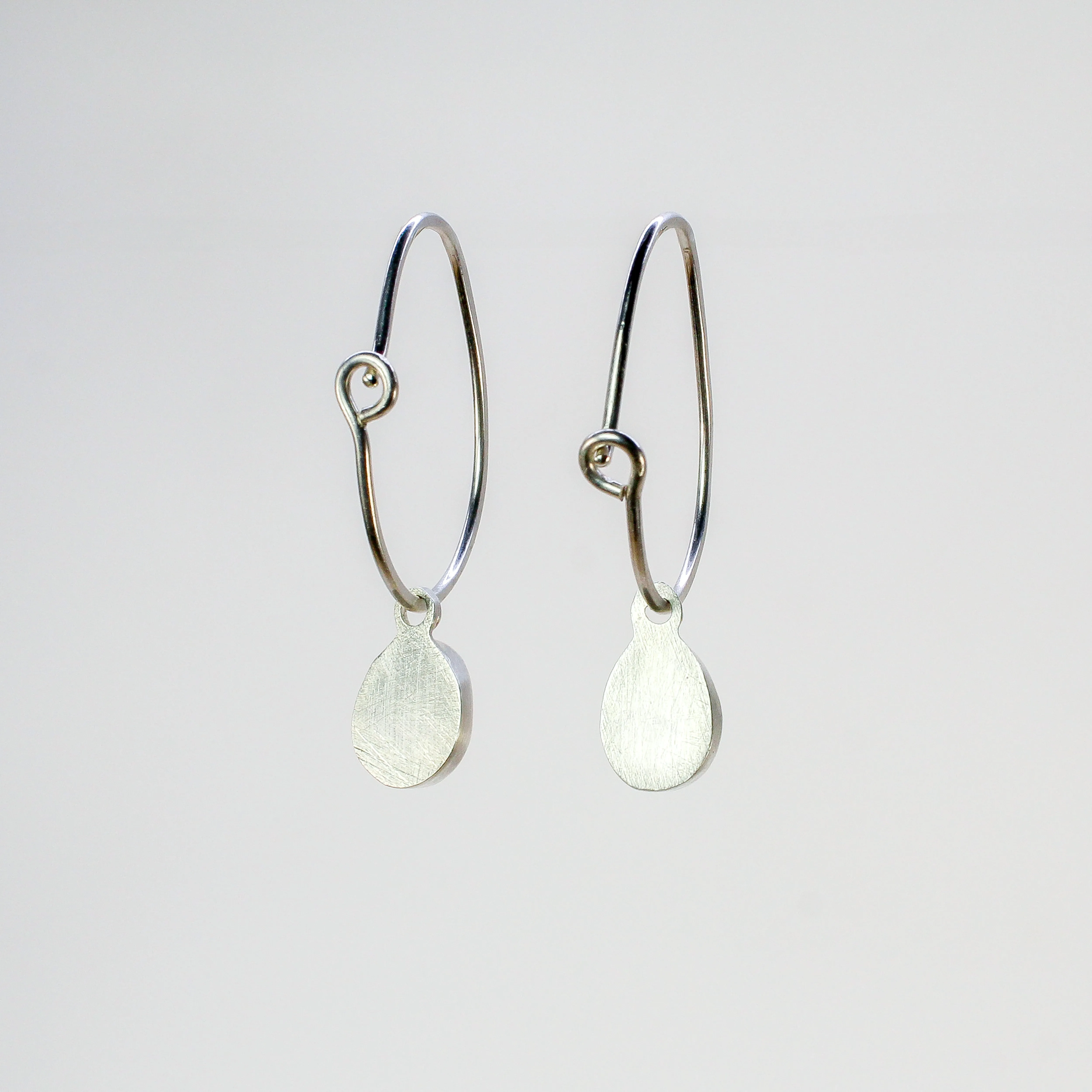 NEW! Carnelian on Sterling Silver Hoop Earrings by Ashley Procopio